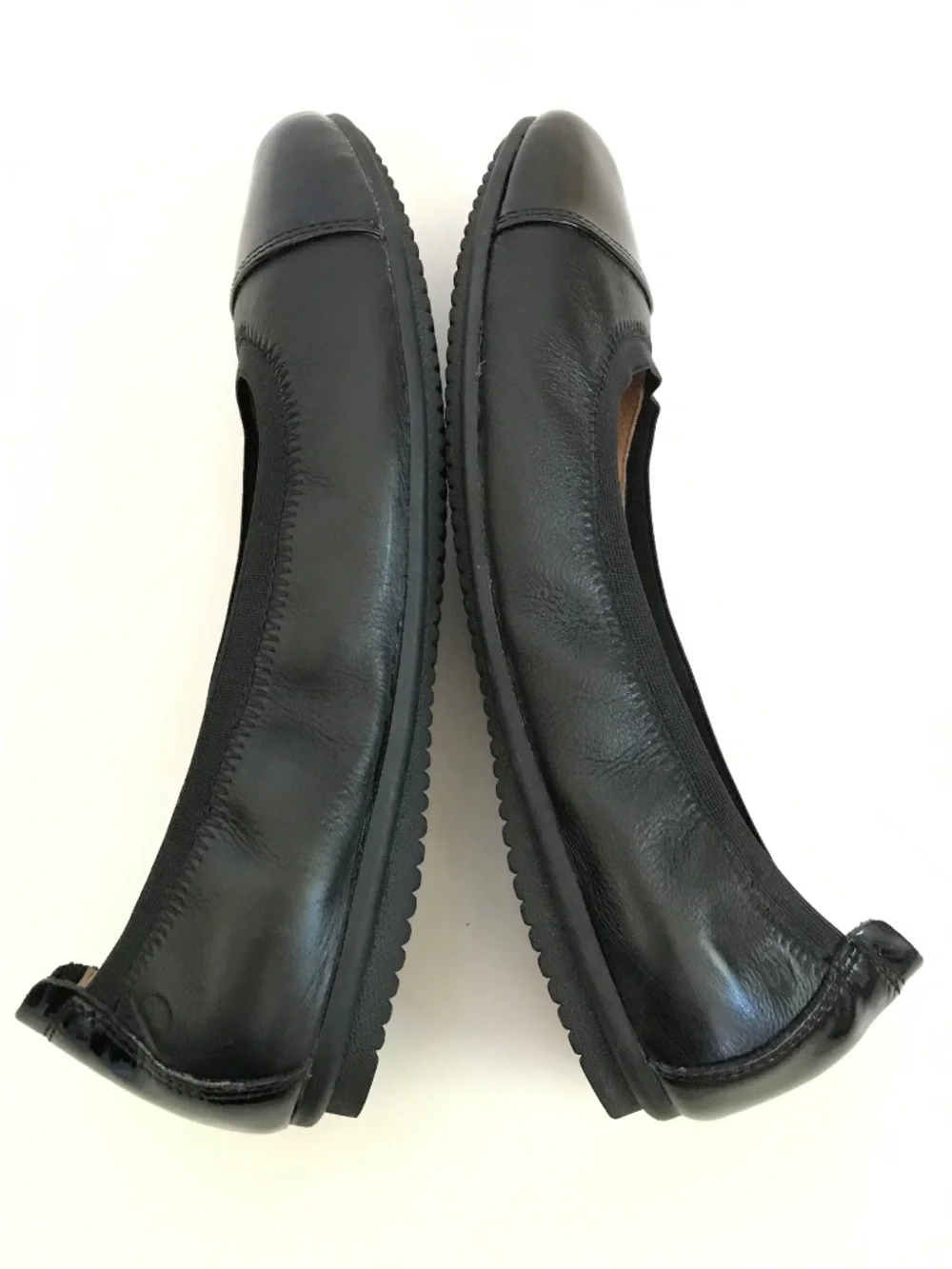 JOSEPH SEIBEL Ballet Flat Black Leather Pippa Women’s Size 9